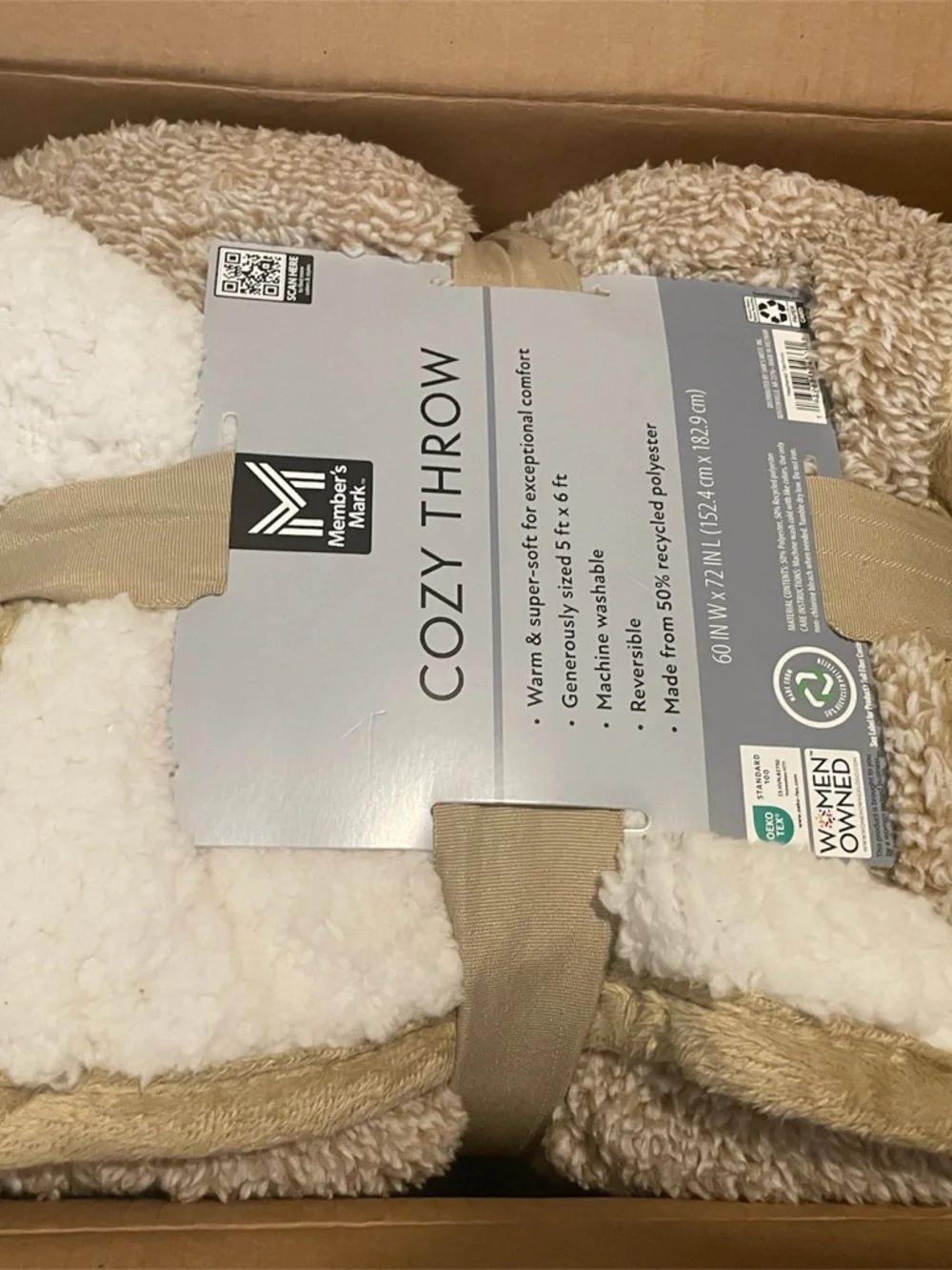 Member’s Mark Cozy Throw